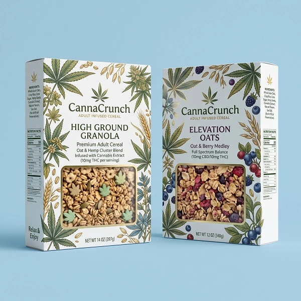 Custom Weed Cereal Boxes