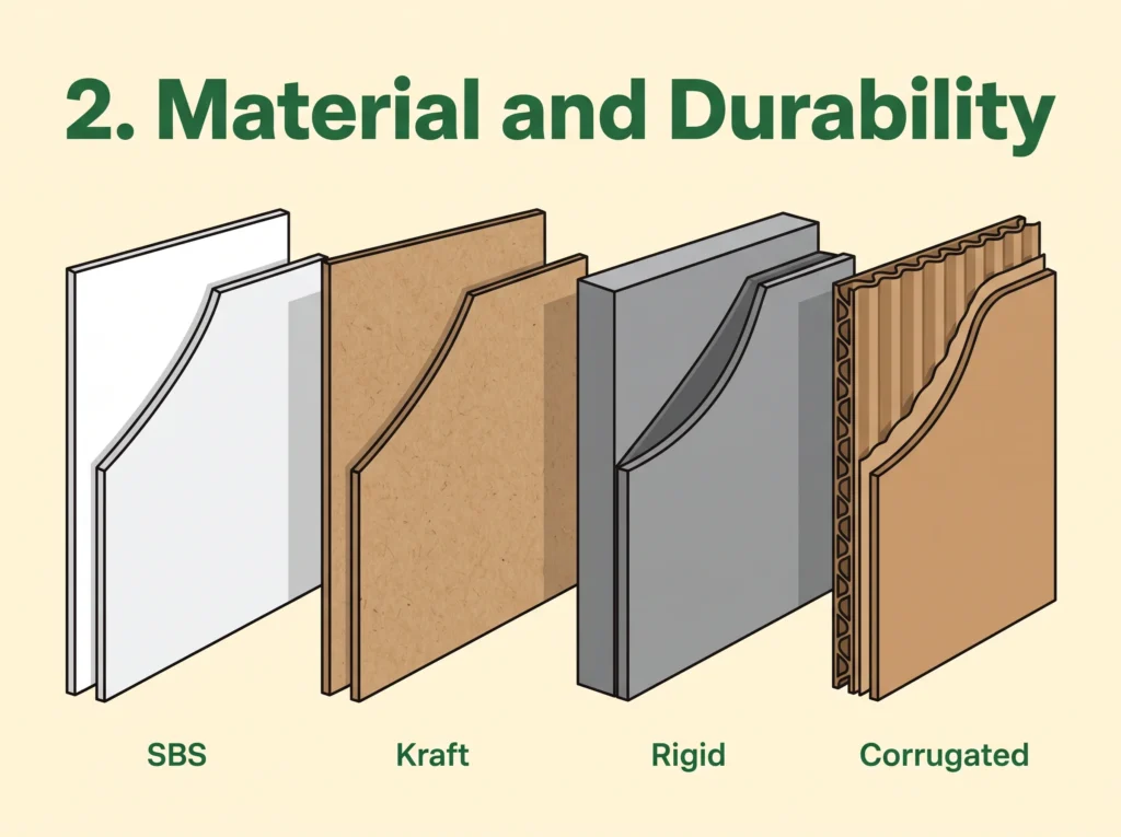Material and Durability: Choose Strength That Matches Your Brand