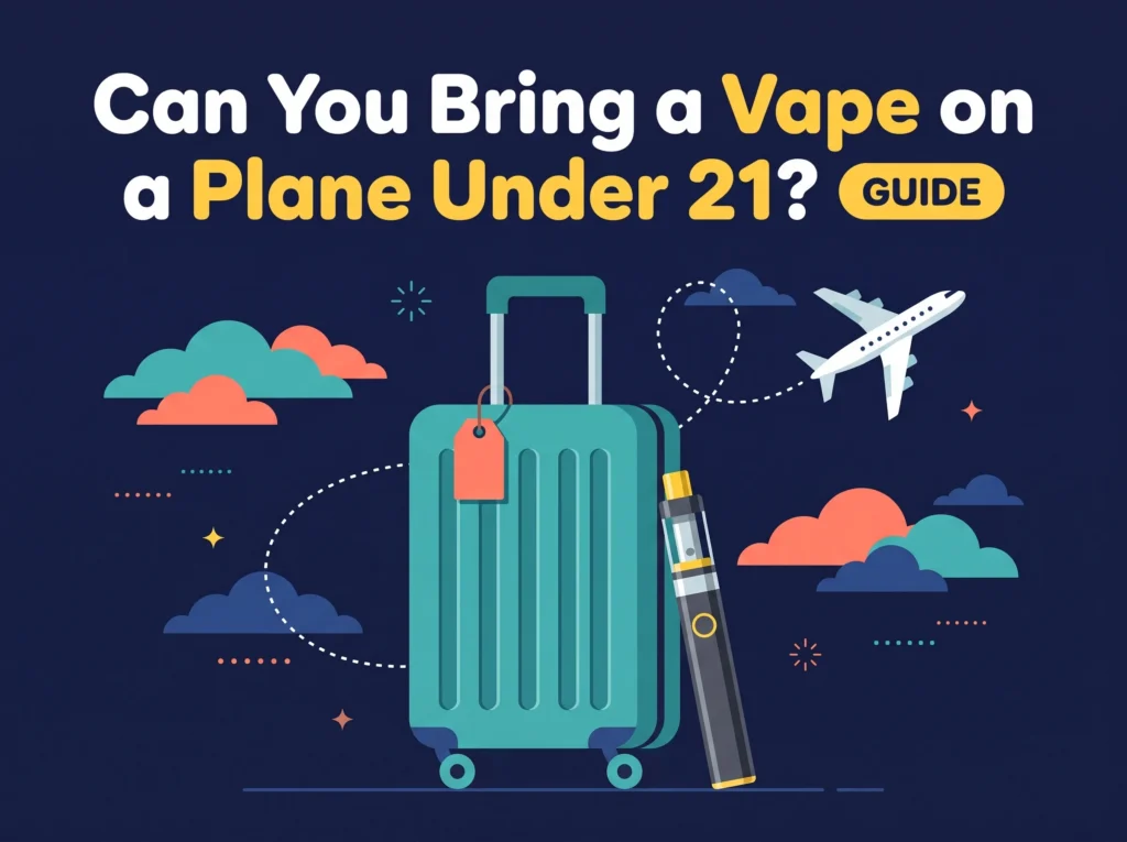 Can You Bring a Vape on a Plane Under 21? (2026 Guide)