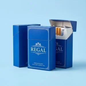 Blue Cigarette Boxes