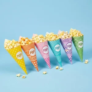 Custom Popcorn Cones