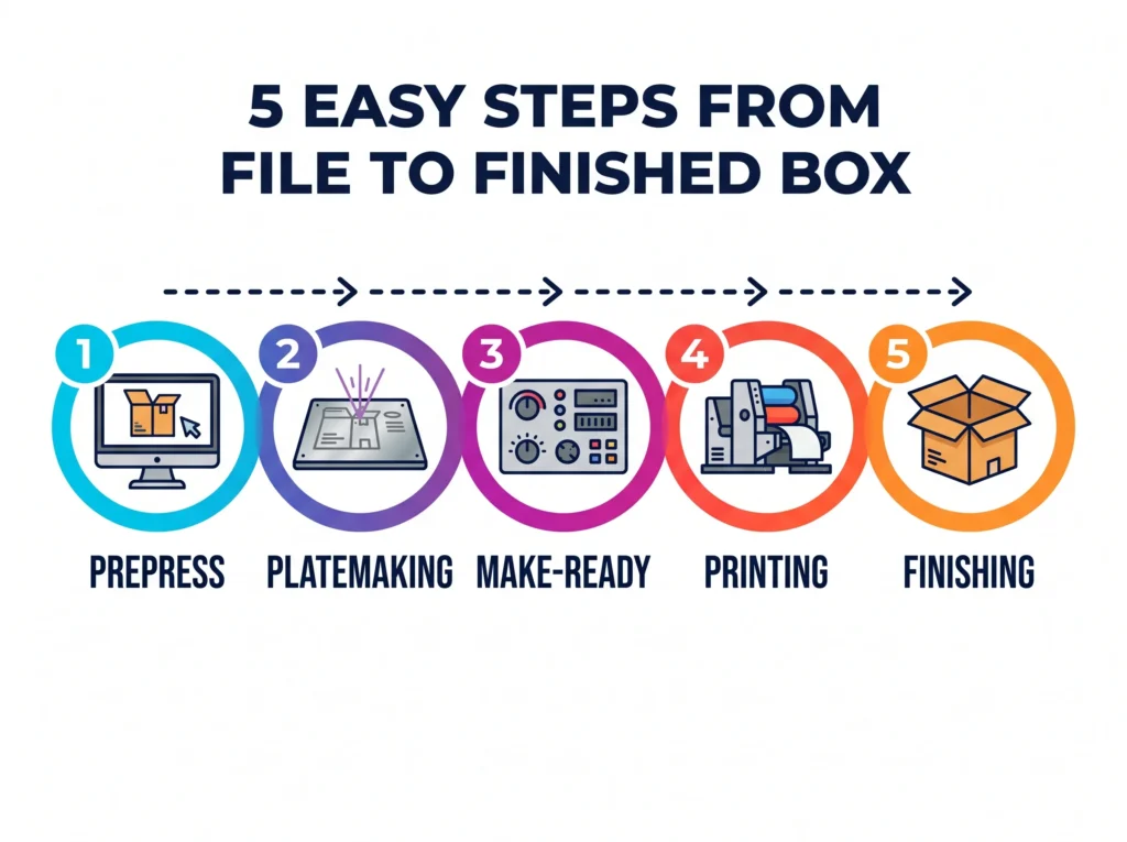 How Offset Printing Works: 5 Easy Steps From File to Finished Box